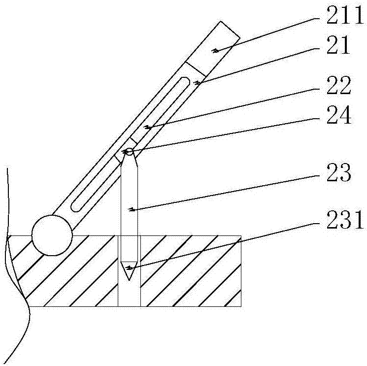 Floor agriculture and forestry insecticidal device convenient to fix