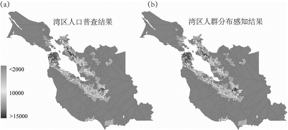 Urban population distribution dynamic perception method based on mobile phone data