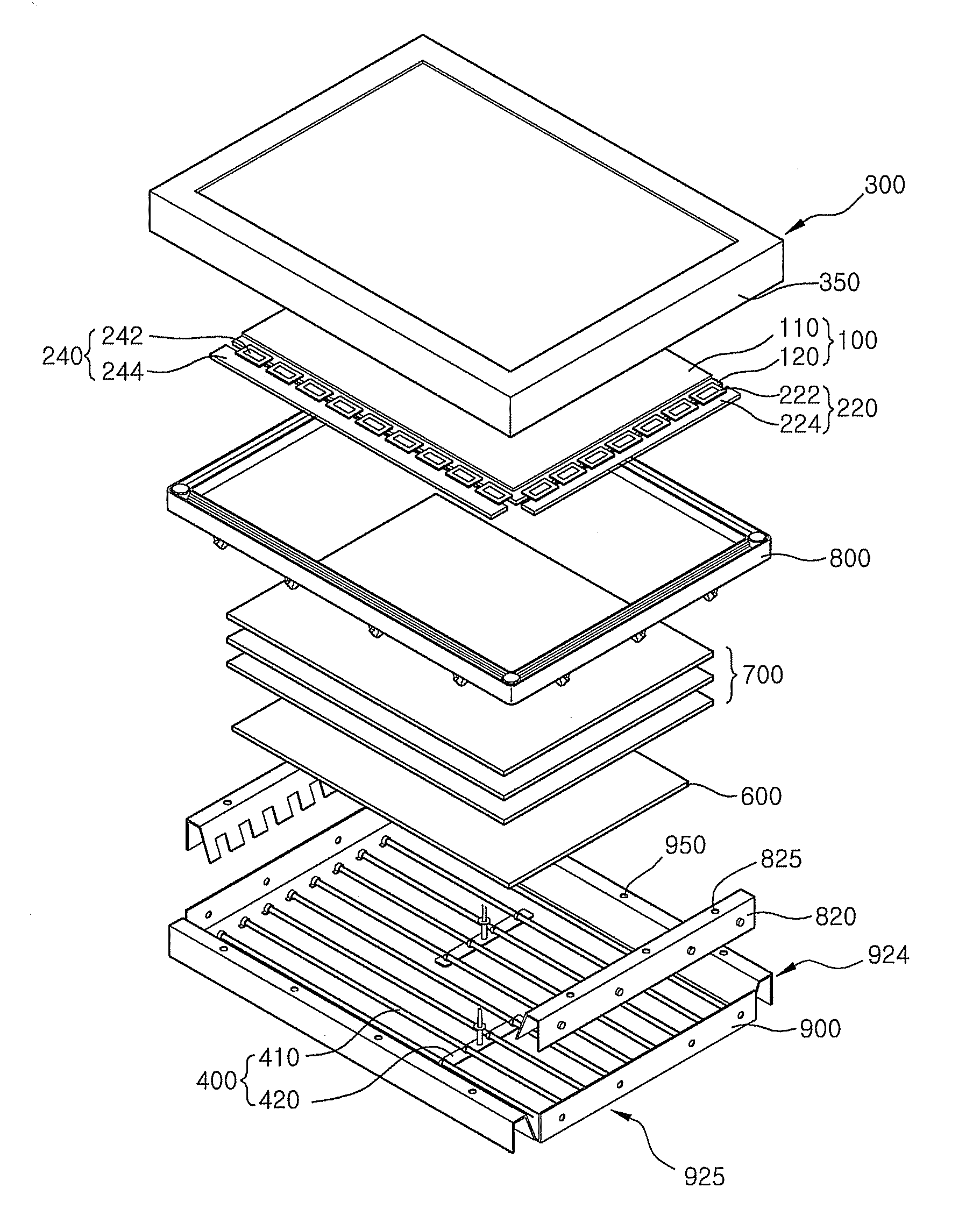 Flat panel display and a method thereof