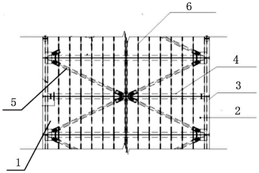 Panel enclosing structure for air-separation cold box