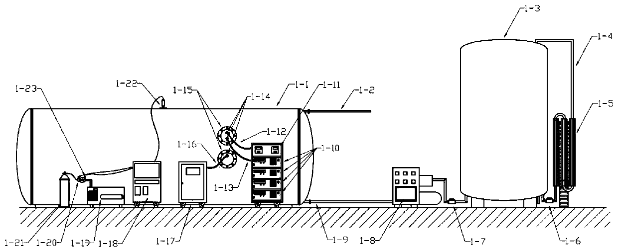 Comprehensive environment heat balance test system for Mars probe single-machine product