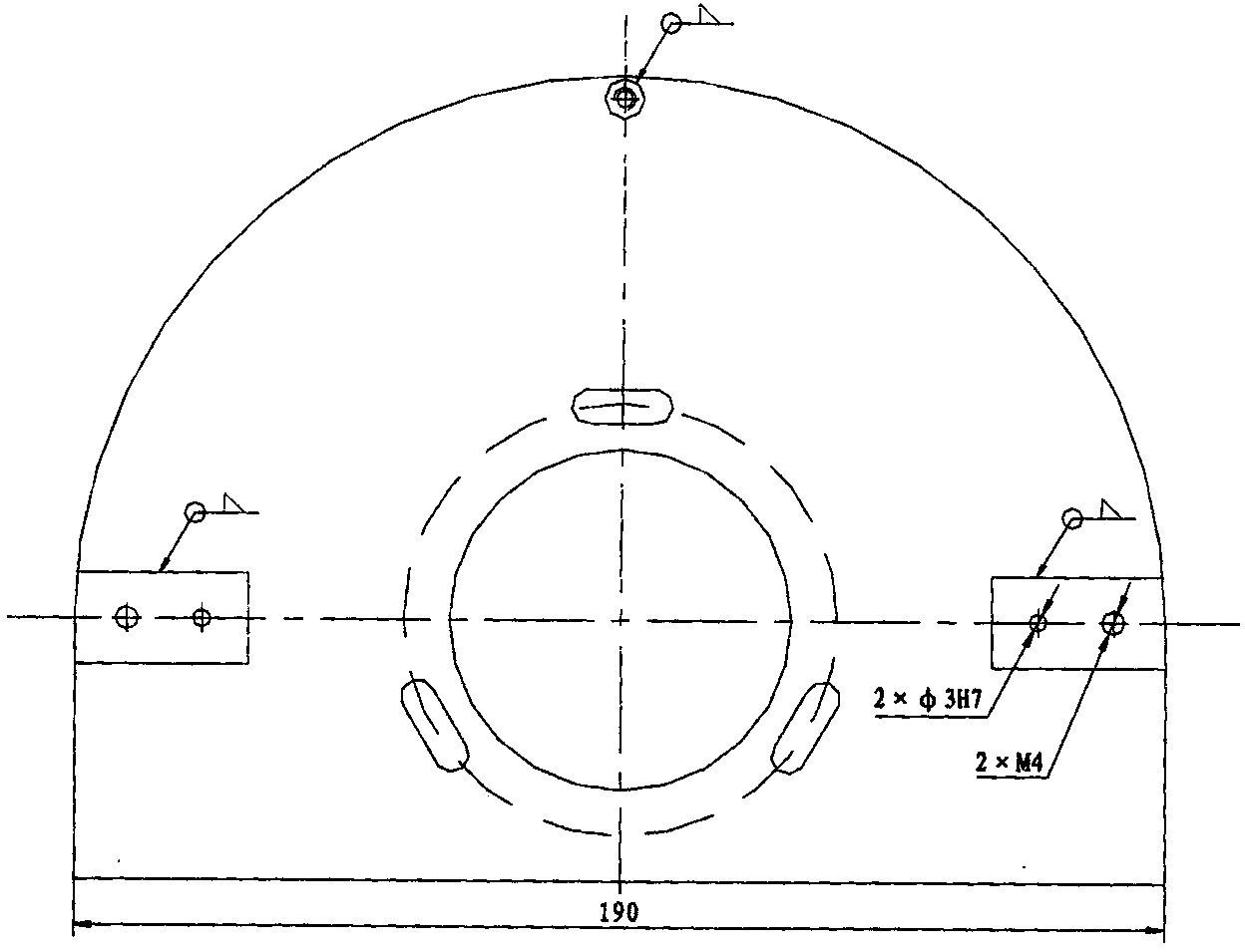 Rod displacement sensor angular measurement clamp