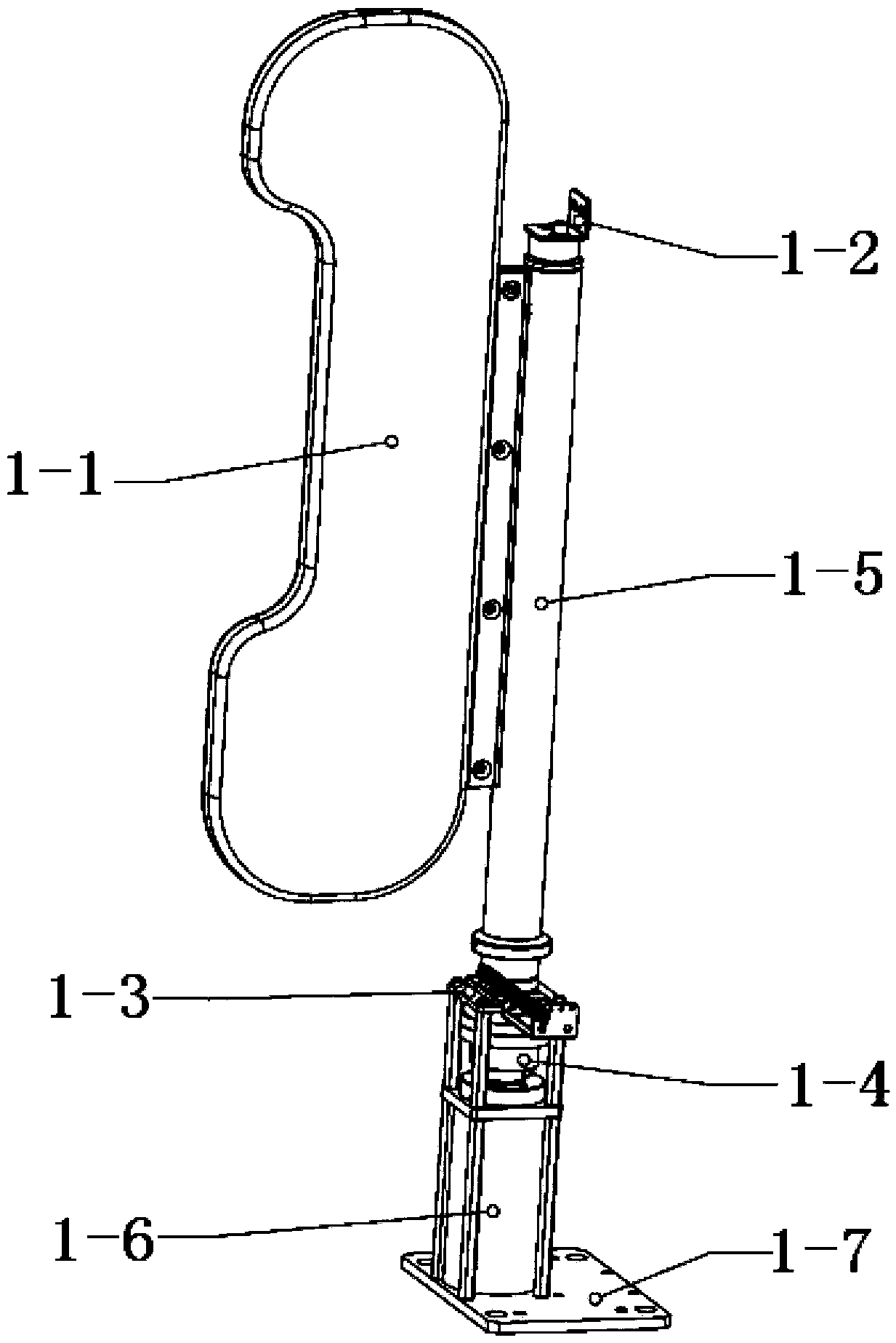 Flapping door unit transmission mechanism and flapping door unit