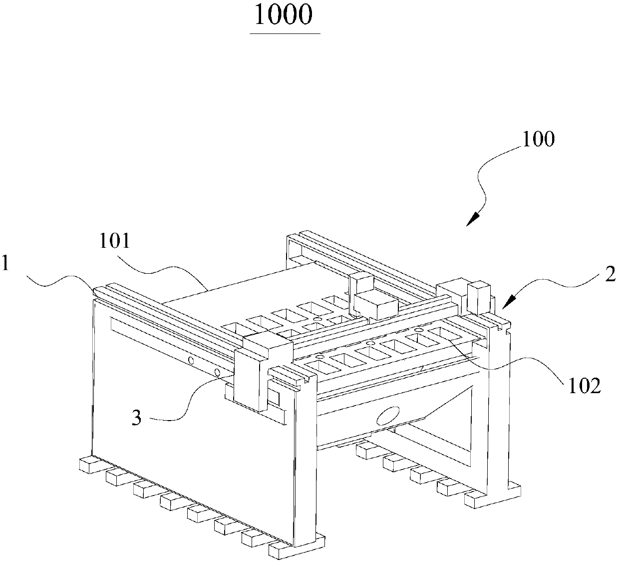 Air suction system of laser cutting machine and laser cutting machine