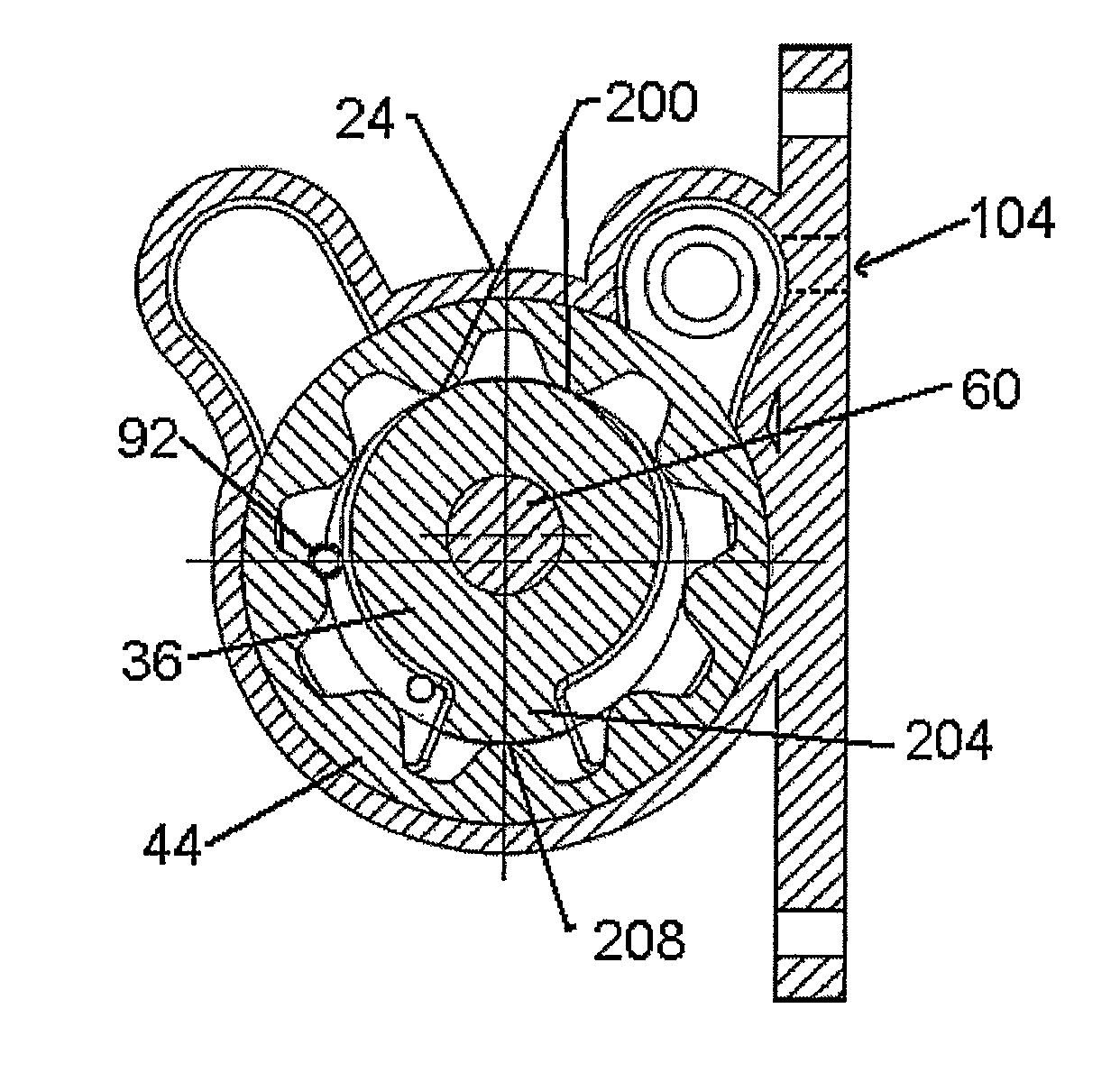 Variable capacity gerotor pump