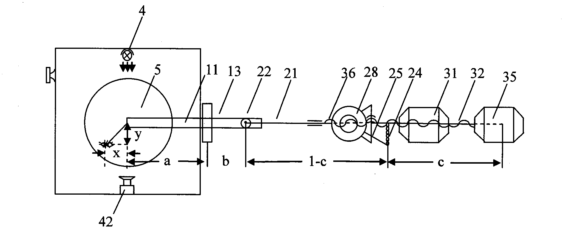 Lever type chain pressurized device and method for measuring climbing force of insect or small animal