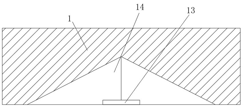 A bamboo mat bamboo slice angle cutting machine