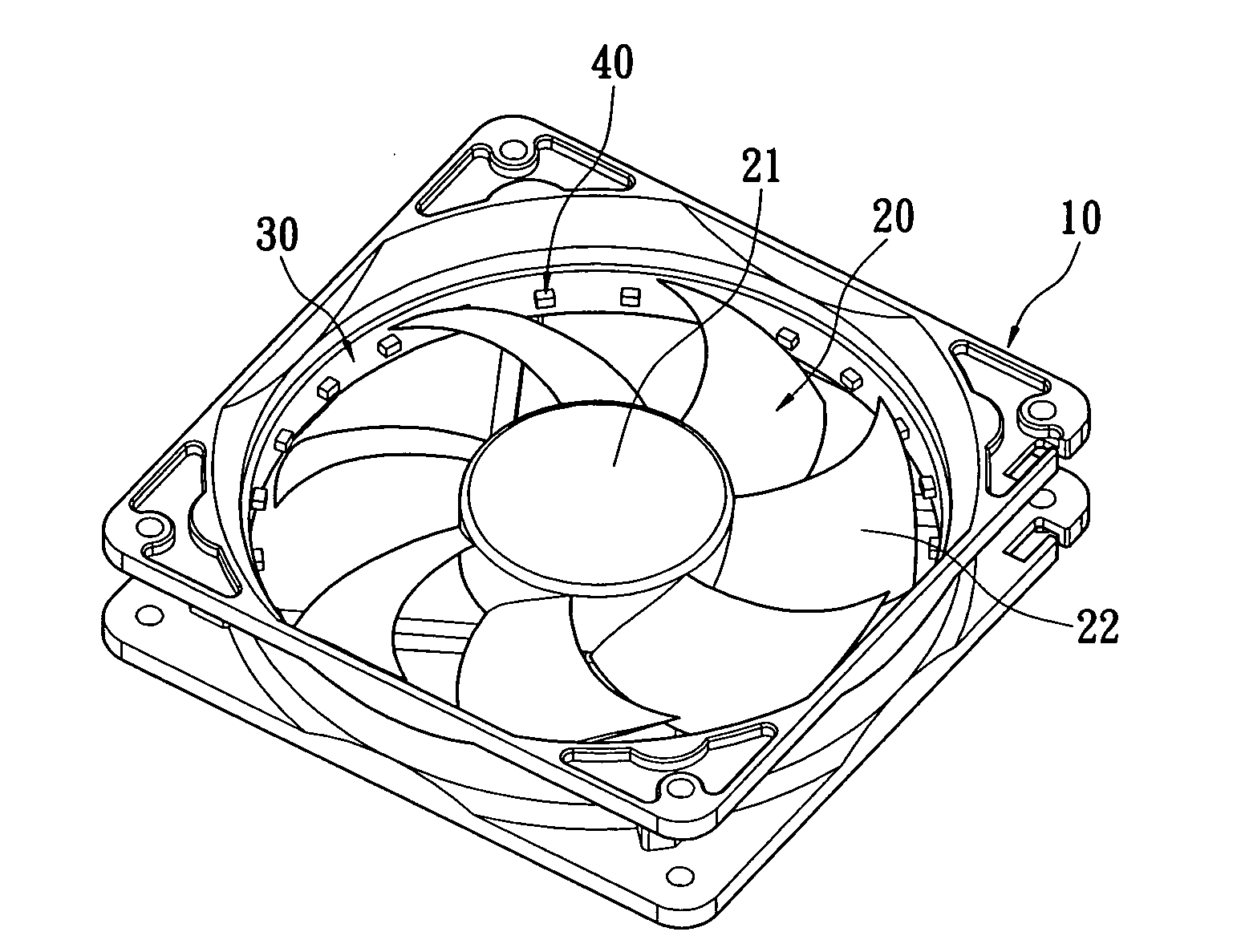 Light-emitting fan