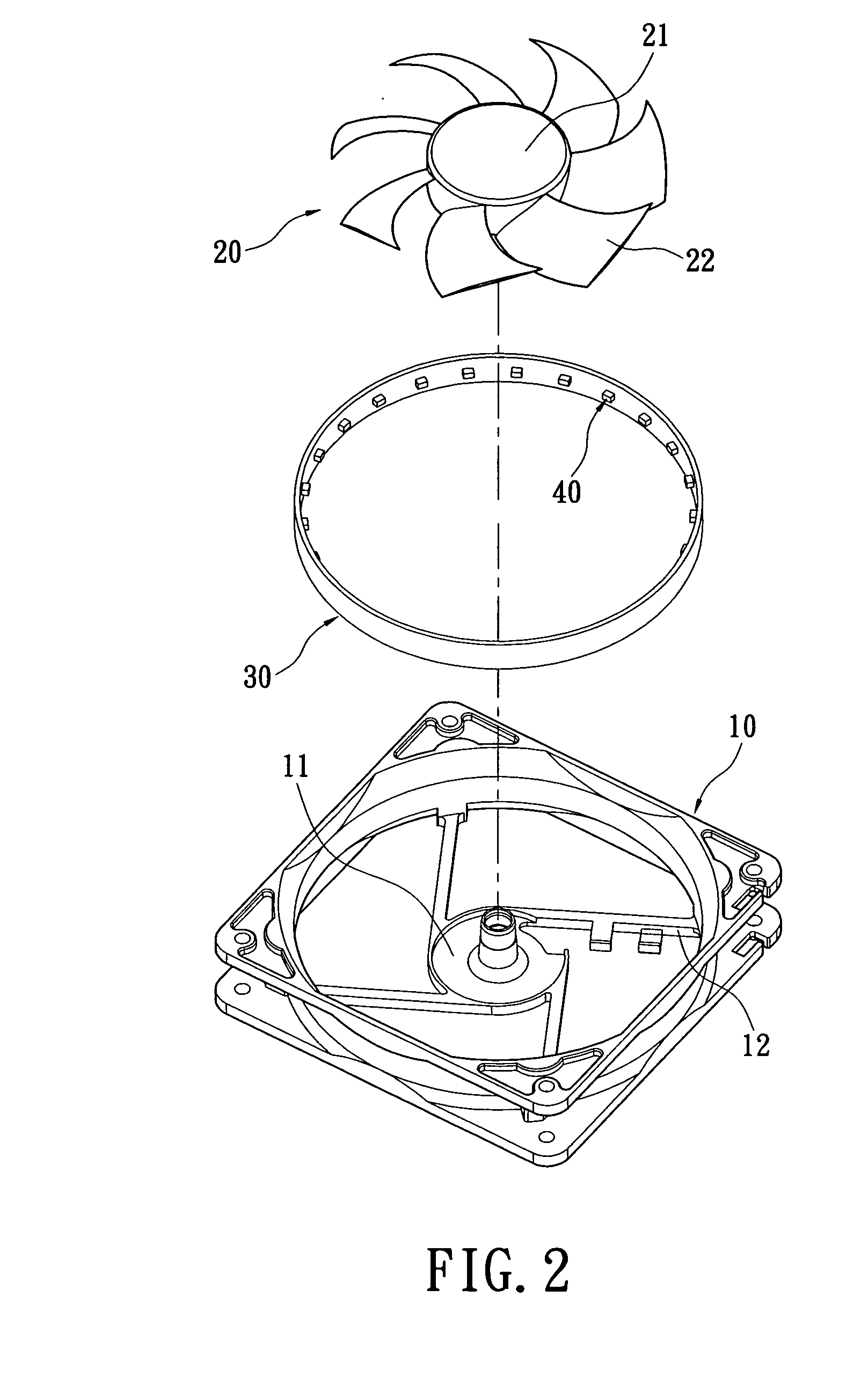 Light-emitting fan