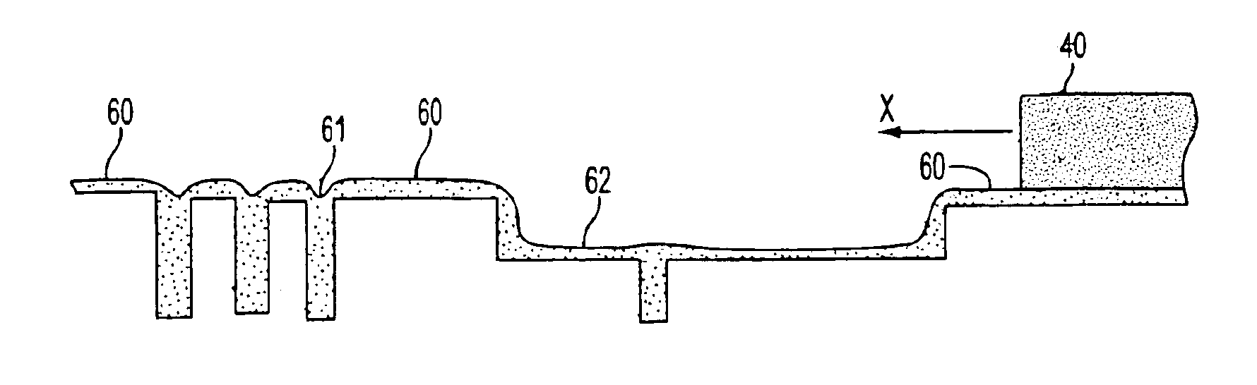 Plating method and apparatus for controlling deposition on predetermined portions of a workpiece