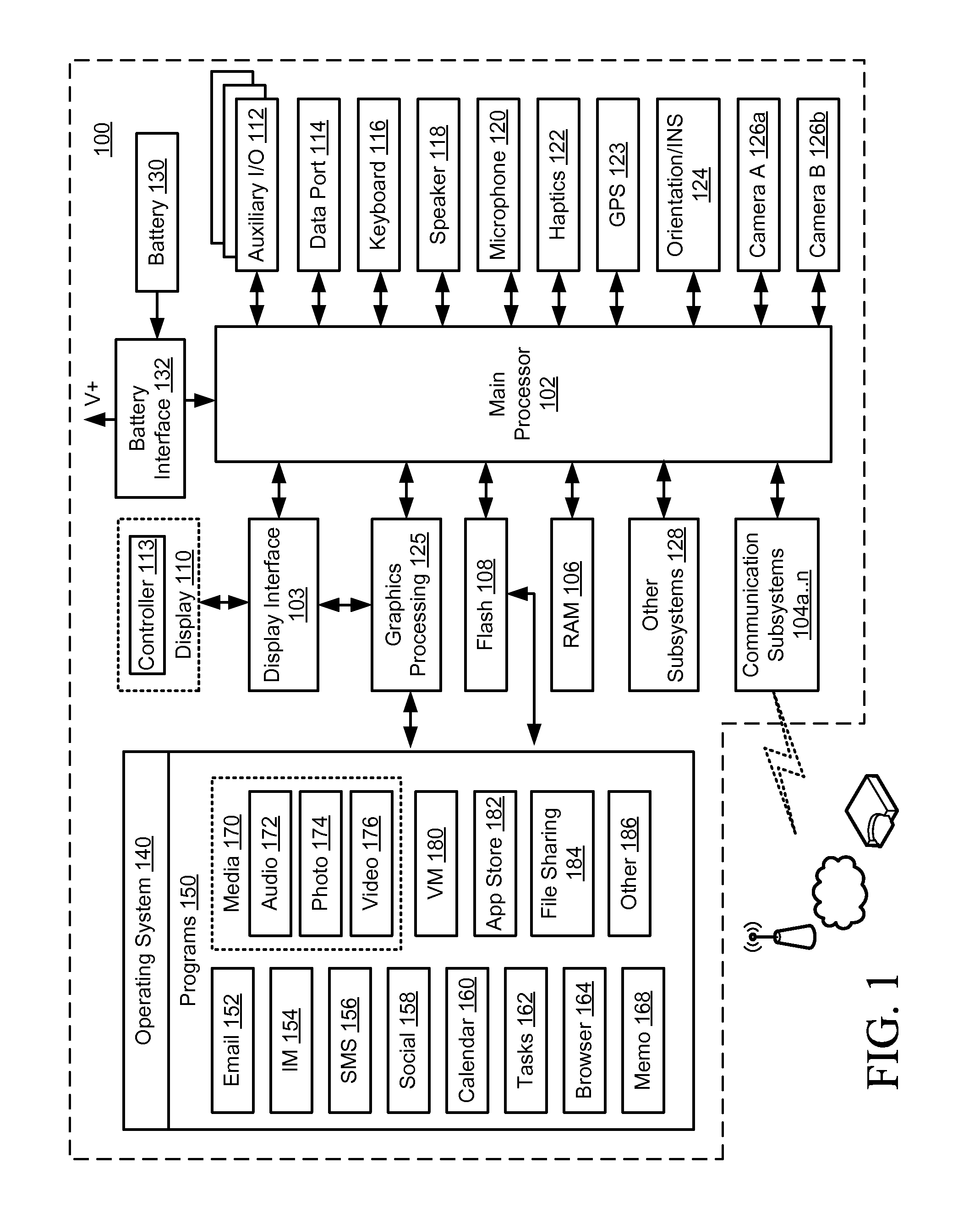 Prioritization of multitasking applications in a mobile device interface