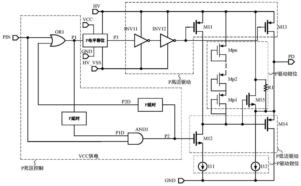 High voltage half bridge drive circuit