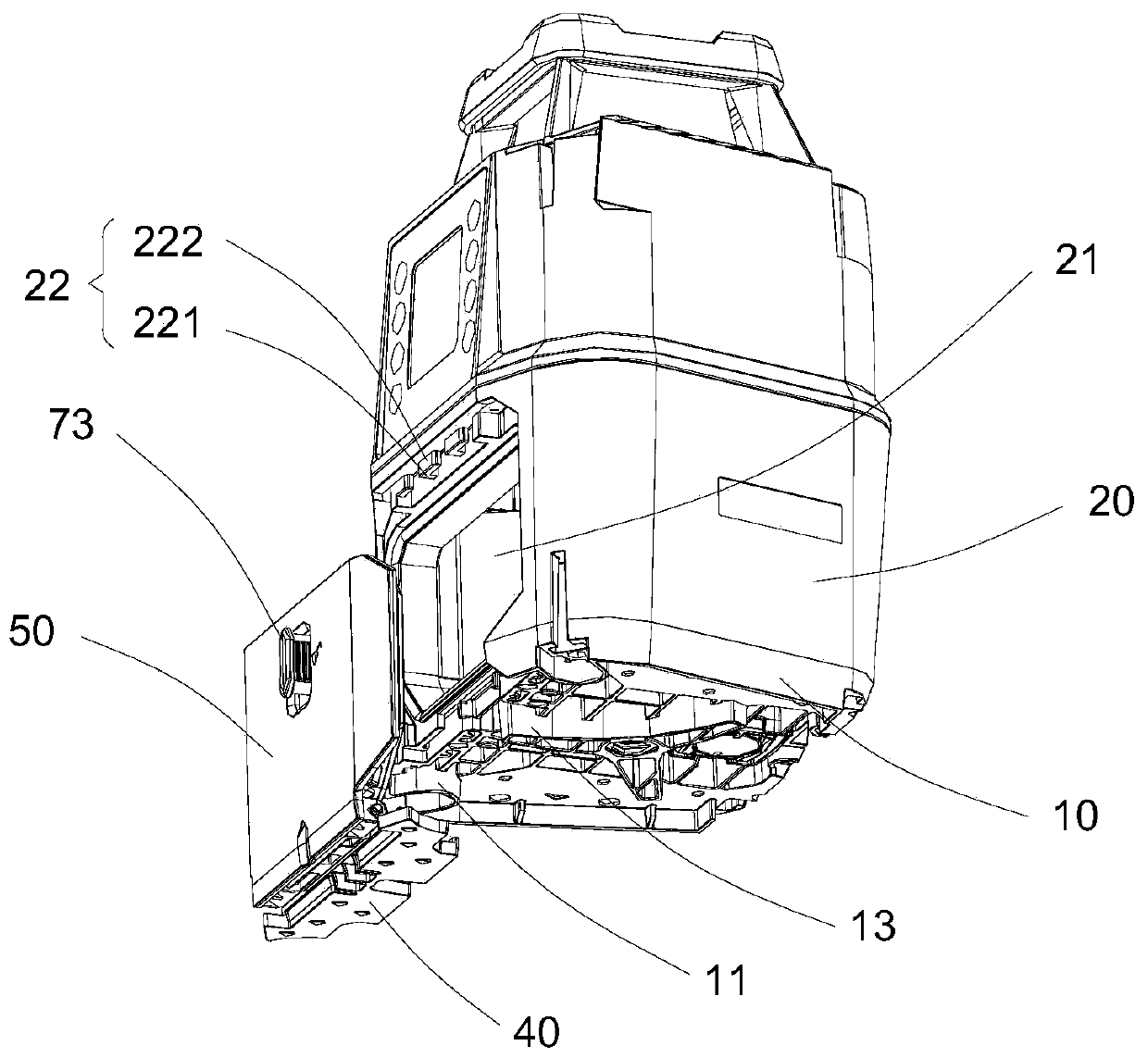 Stable cabin structure for enclosure