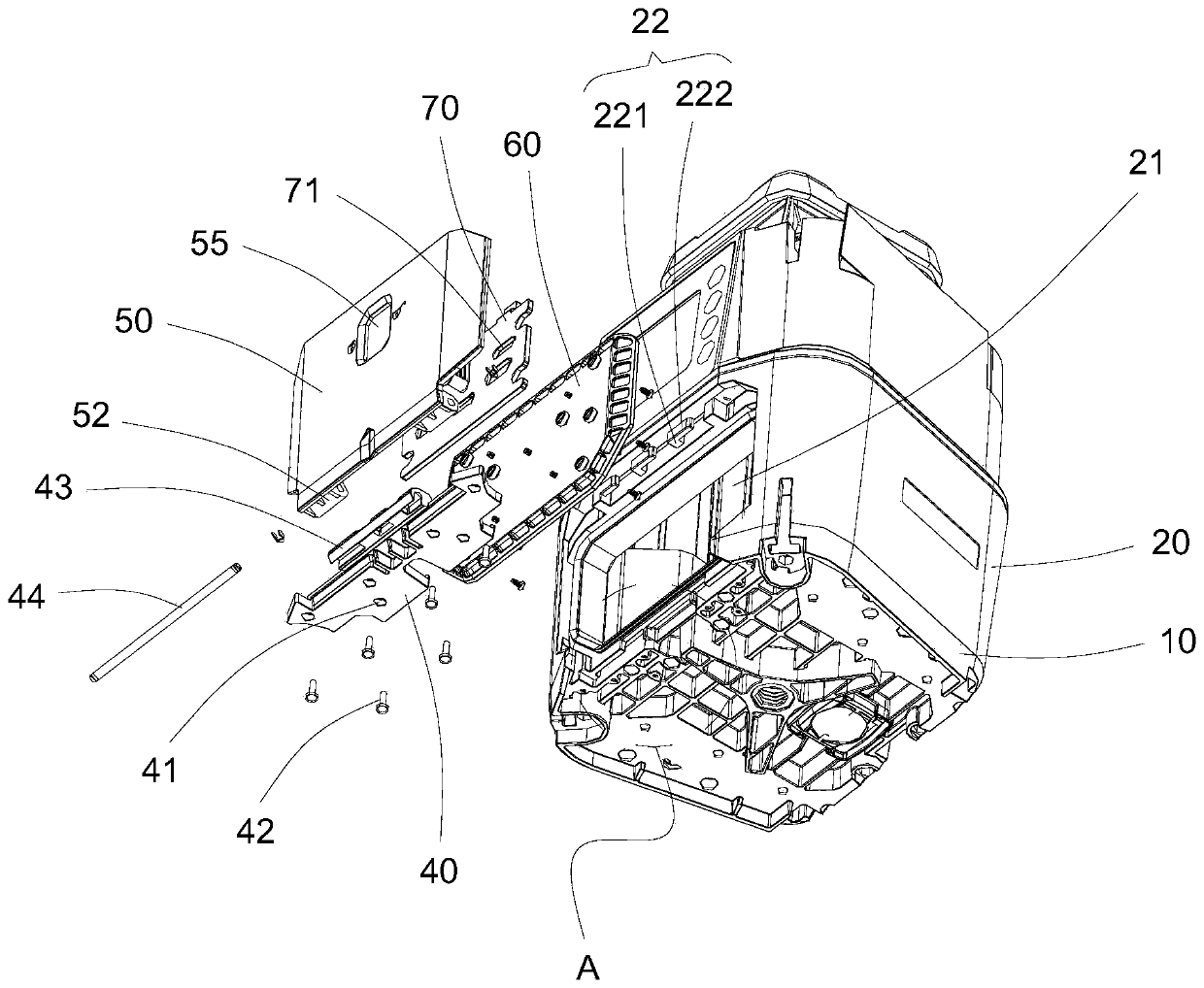 Stable cabin structure for enclosure