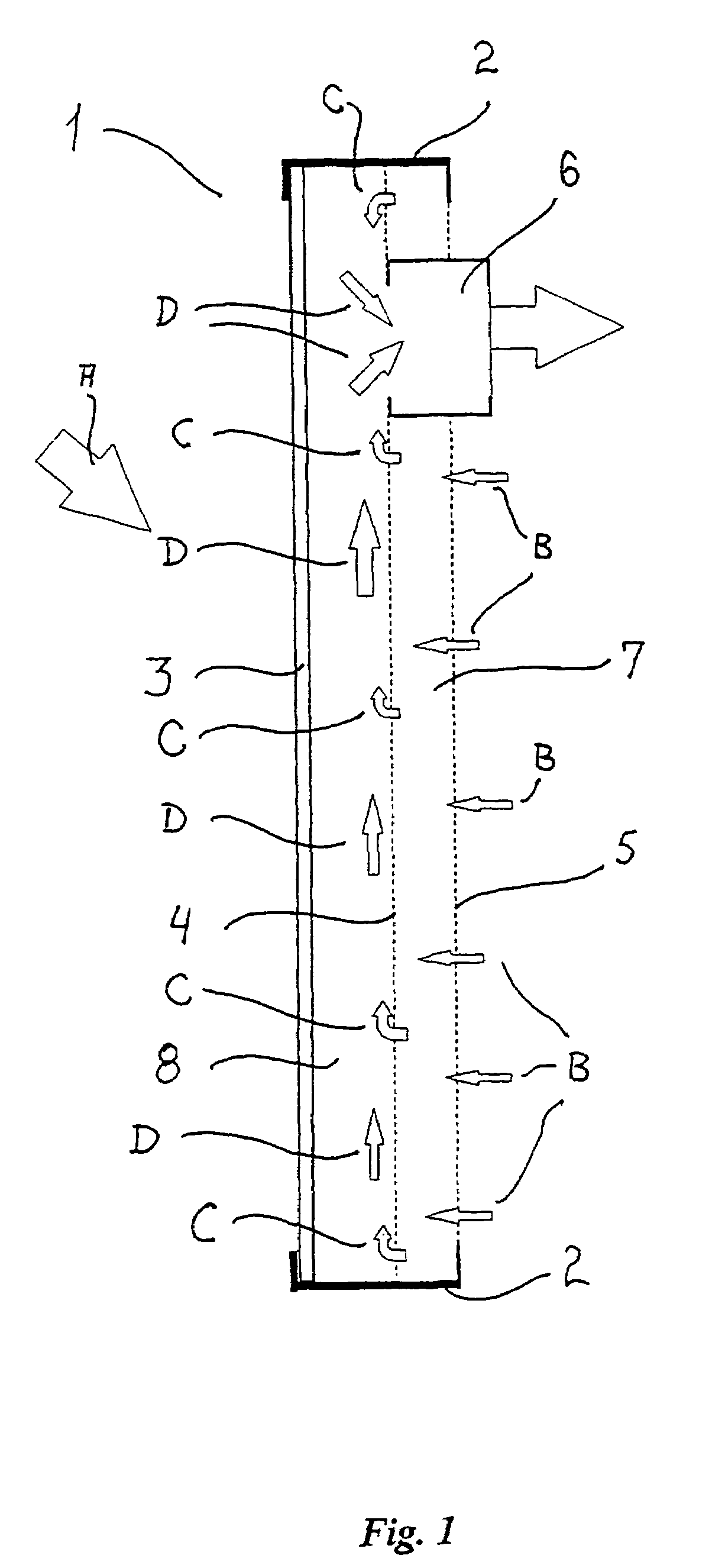 Solar collector panel for heating ventilation air