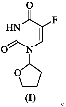 Preparation method of antitumor drug tegafur