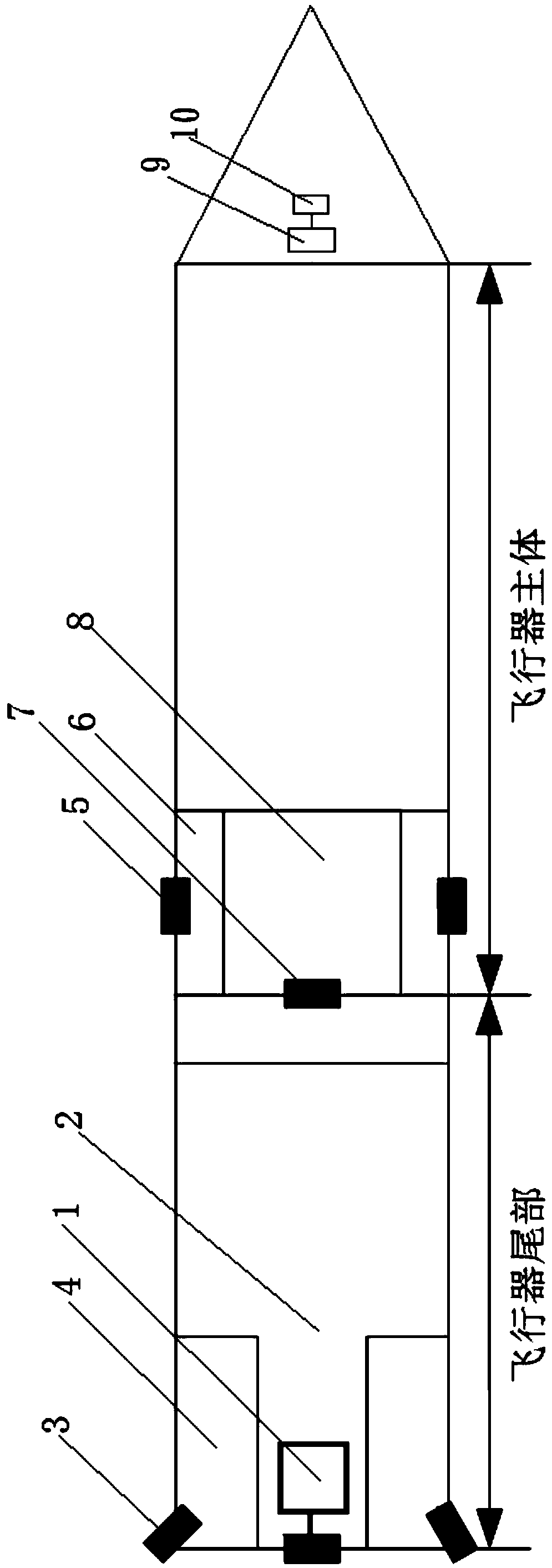 Composite extended-range aircraft capable of being applied to in unstable satellite signal area