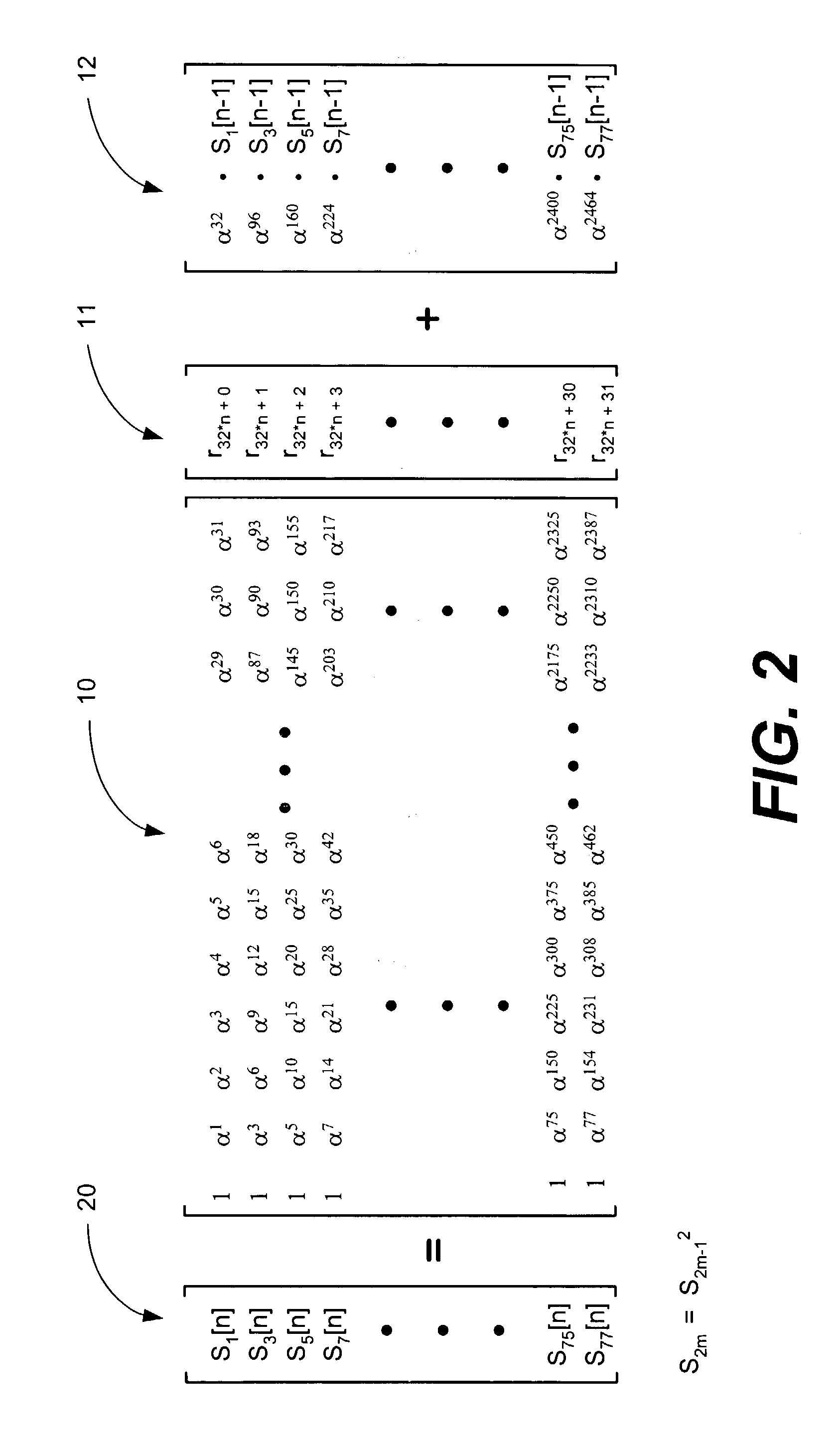 Method and apparatus for performing syndrome computation in a decoder of a forward error correction (FEC) system