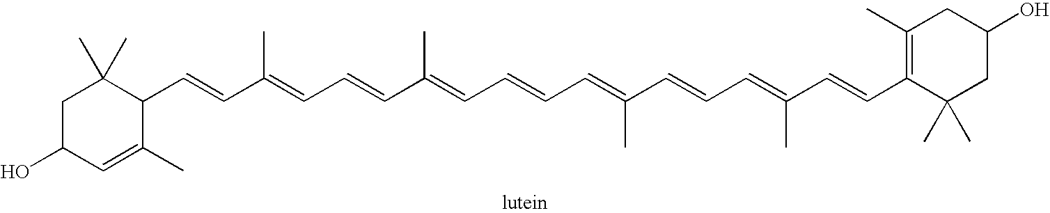 Oral administration of beta-carotene, lycopene and lutein for human skin protection