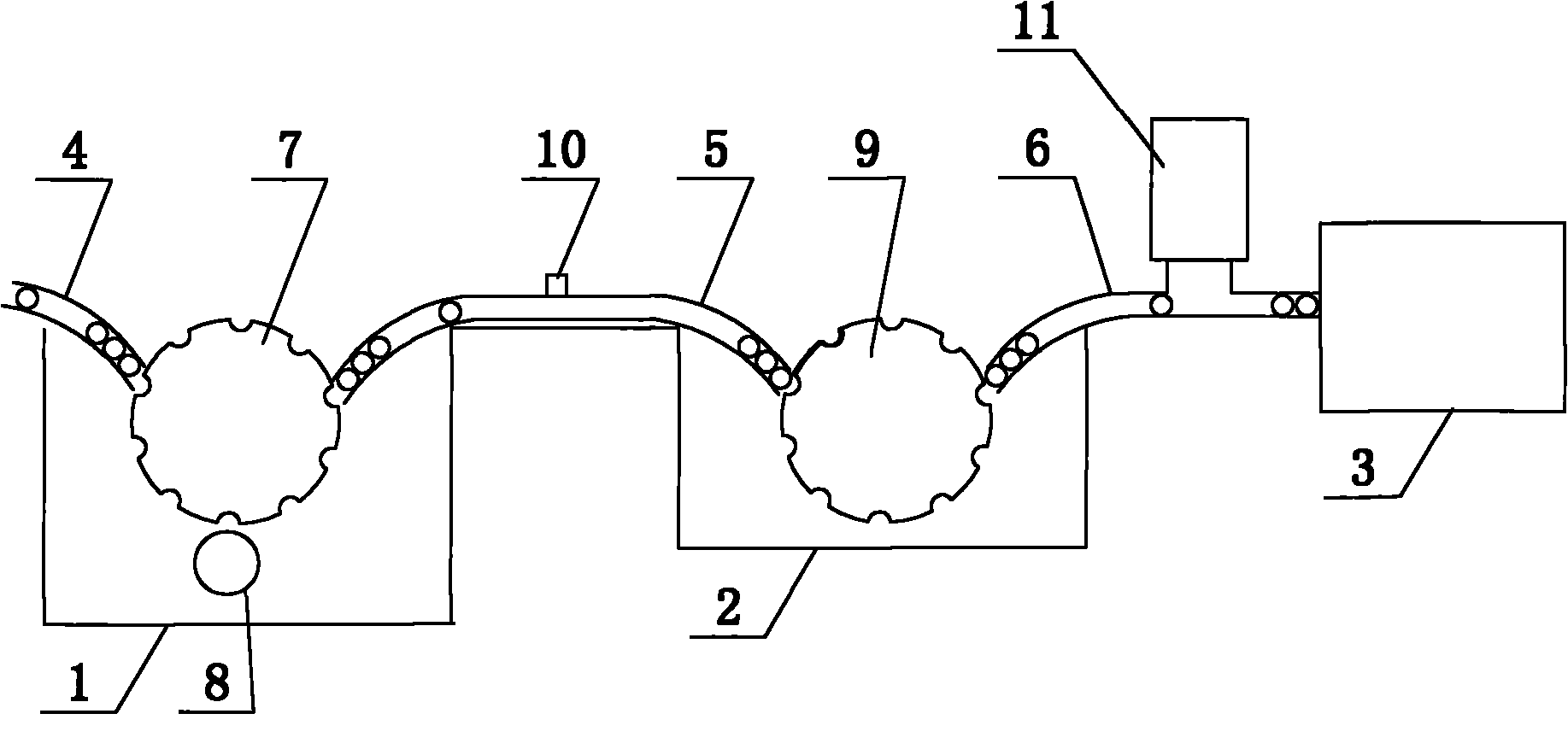 Automatic battery cleaning machine