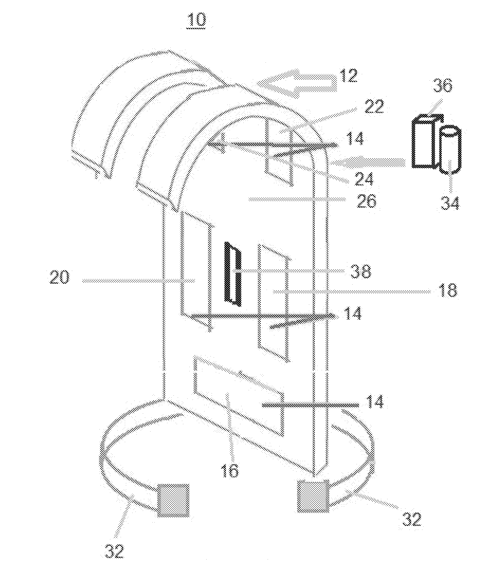 Device method and system for reducing anxiety in an individual