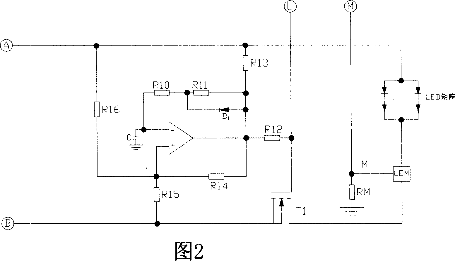 Method for driving LED emitting