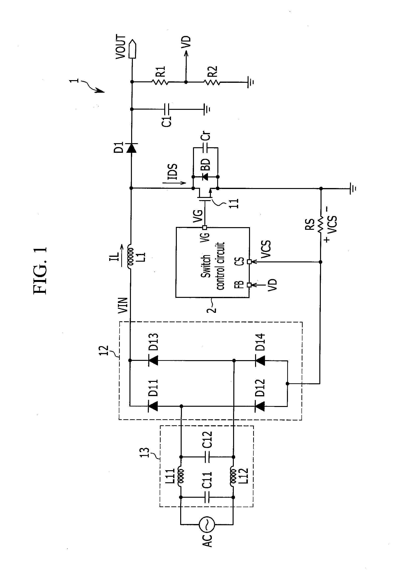 Switch control circuit, converter using the same, and switch control method