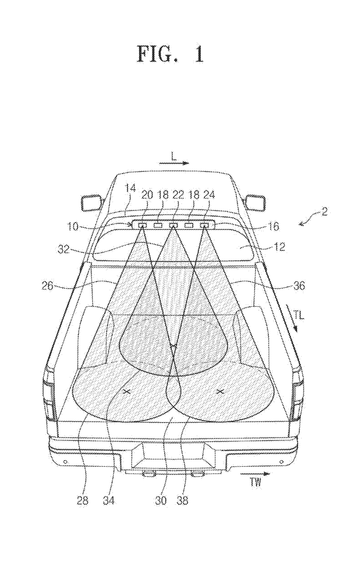 Stop lamp and cargo lamp assembly