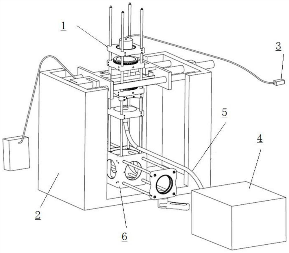 Calibration device for stress optical coefficient of transparent material