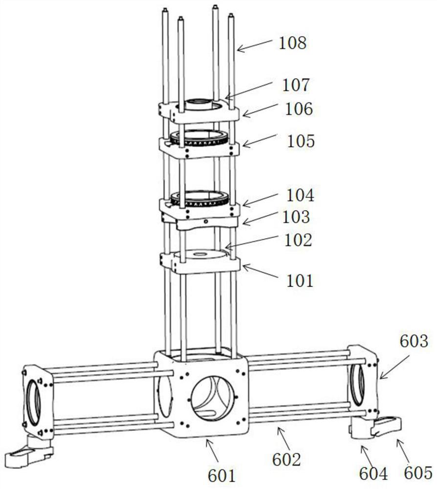 Calibration device for stress optical coefficient of transparent material