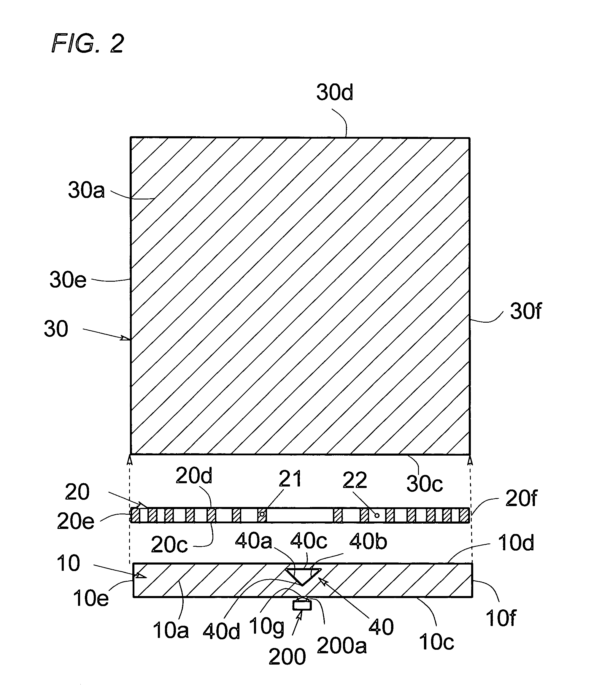 Surface illuminator using point light source