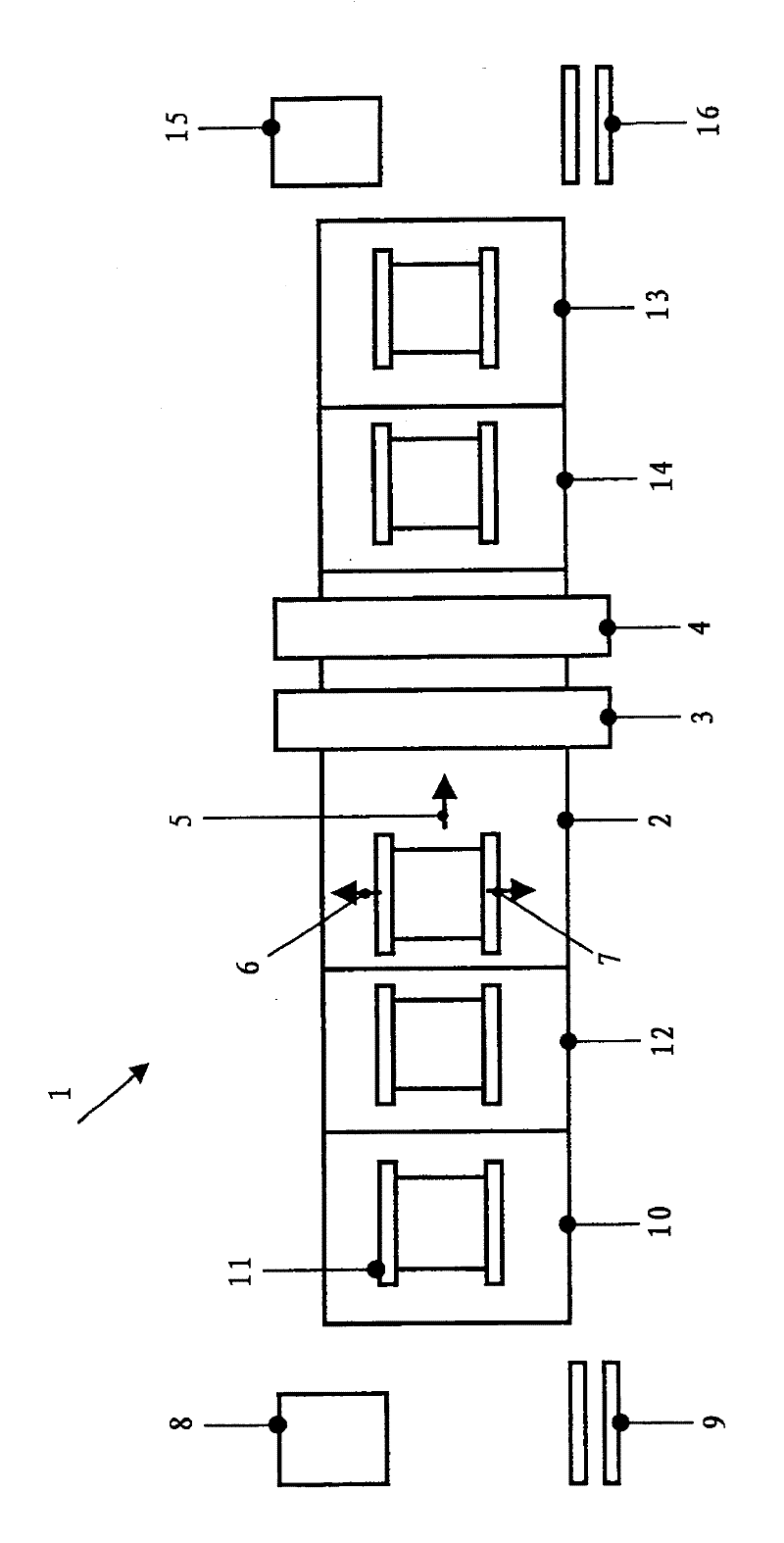 Method, retaining means, apparatus and system for transporting a flat material feedstock, and loading or unloading device