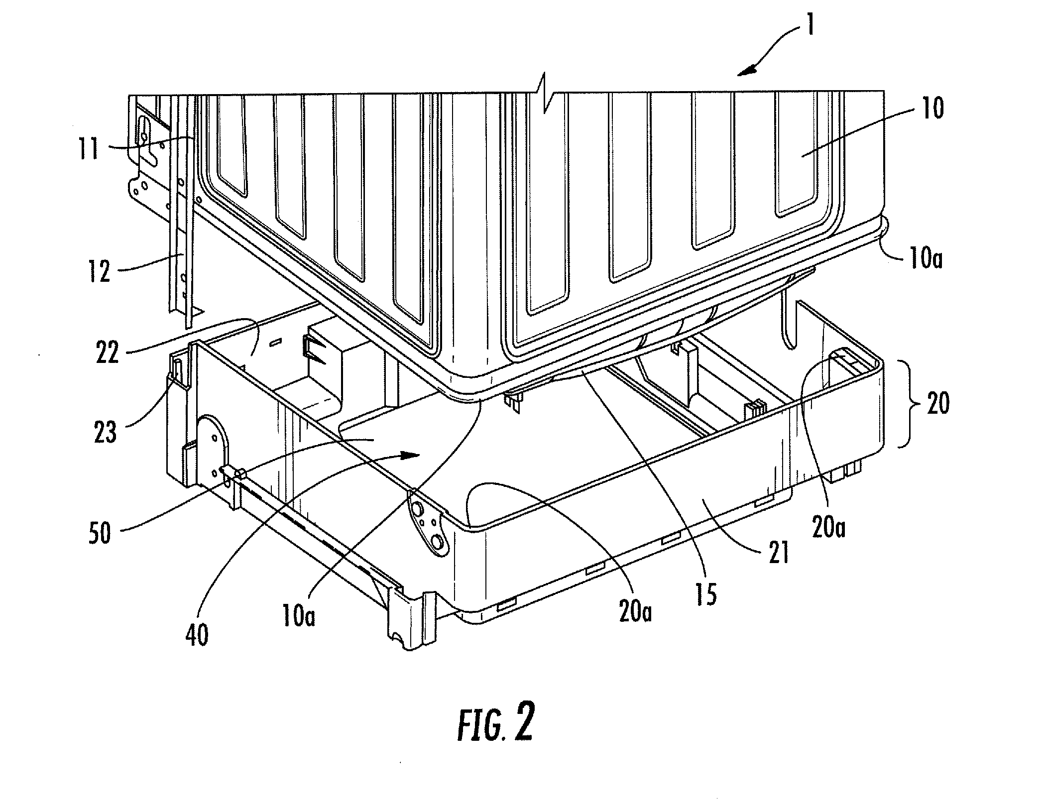 Washing appliance and associated method