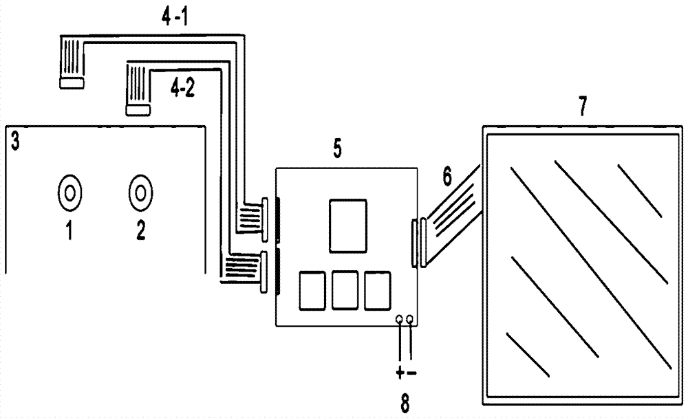 Simple photographing device for bionics 3D video