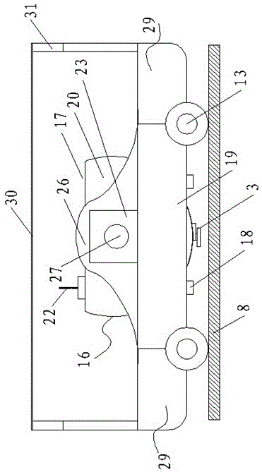 Spraying robot for outer wall of large water storage tank