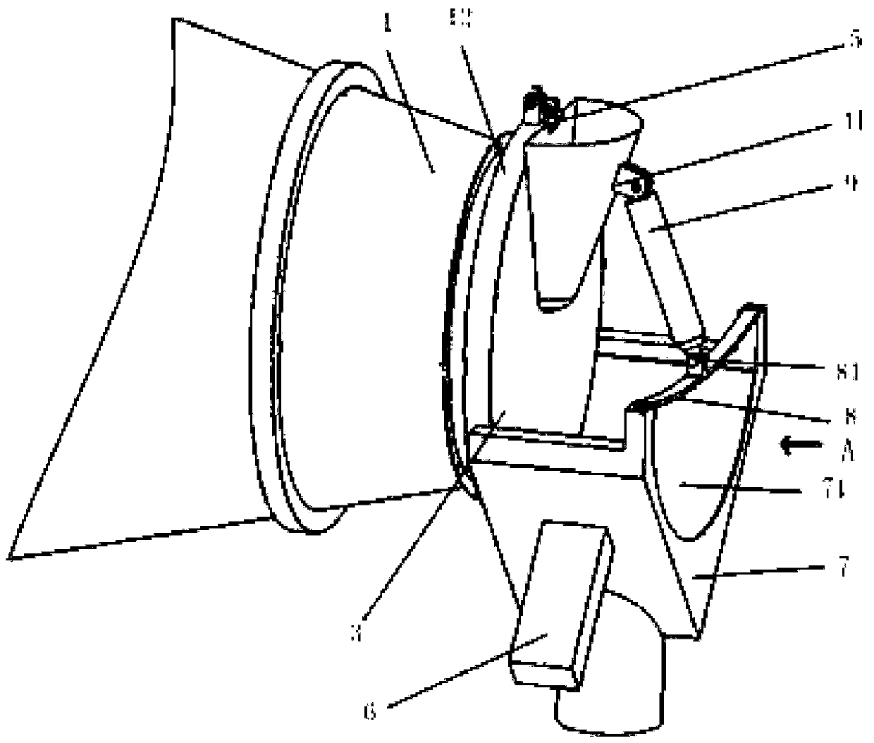 Lifting type tail cover sealing device for concrete stirring transport vehicle and using method