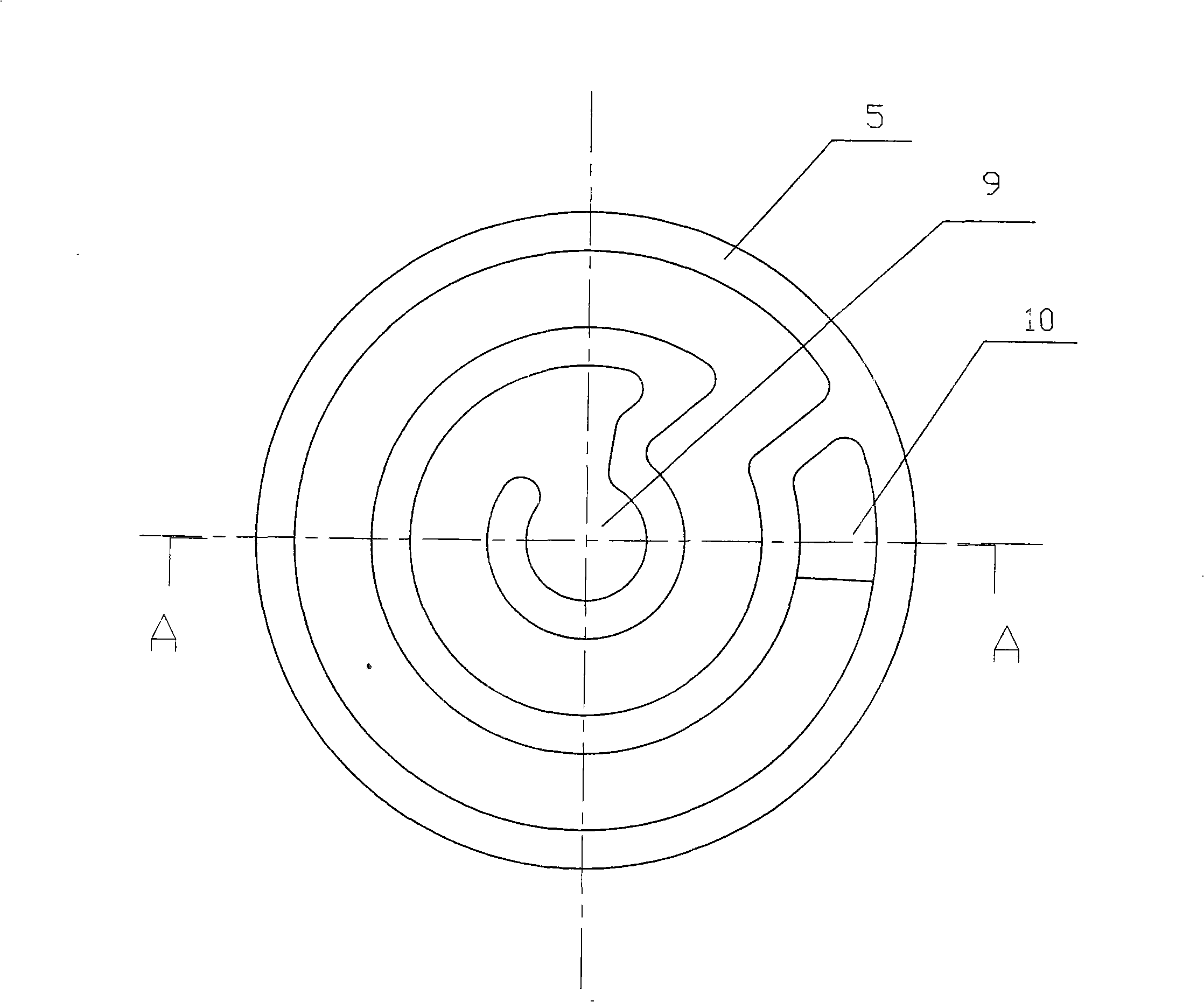 Safe electricity-isolation wall for electrical water heater