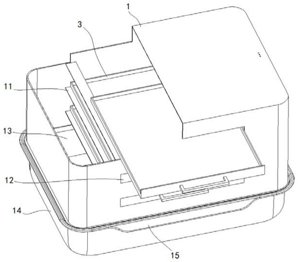 Steamer structure and steaming and baking all-in-one machine with same