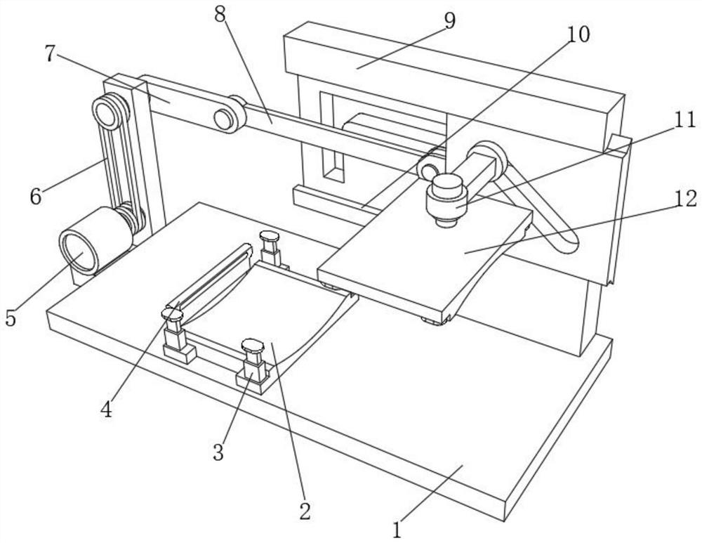 Vacuum package flattening device for quick-frozen food processing