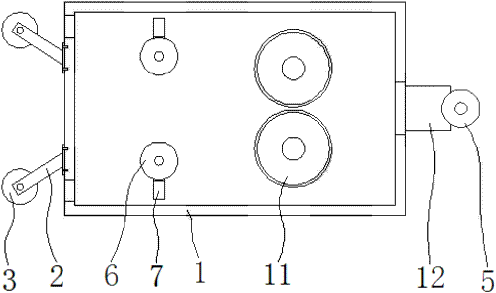 Forming device for refrigerator heat preservation cellocotton board