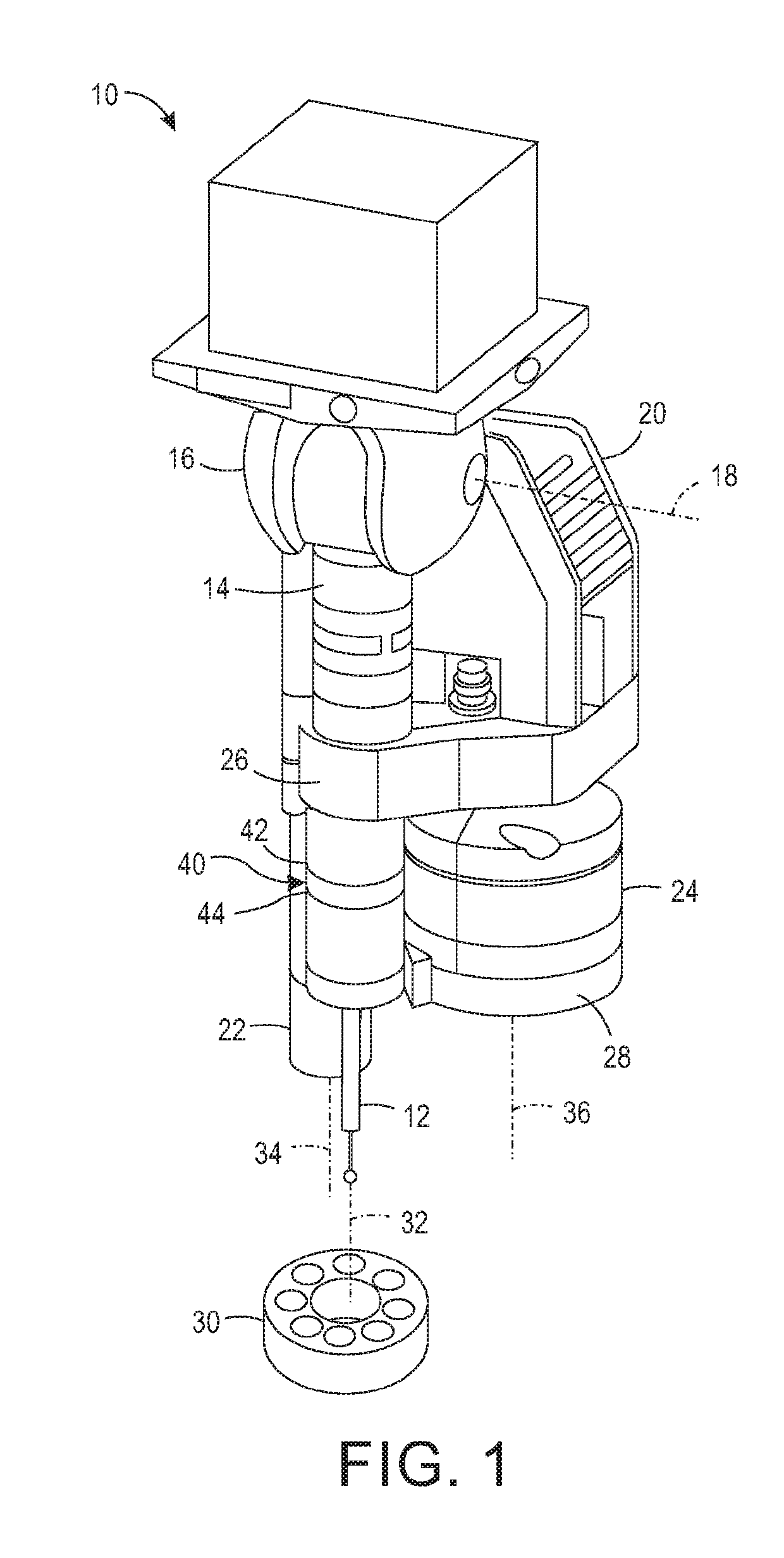 Articulated head with multiple sensors for measuring machine