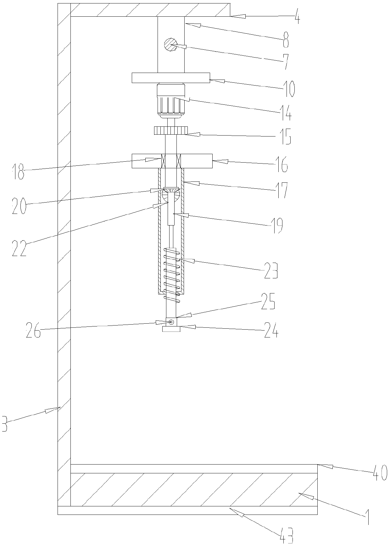 Coating device for building artworks, having automatic adjusting function