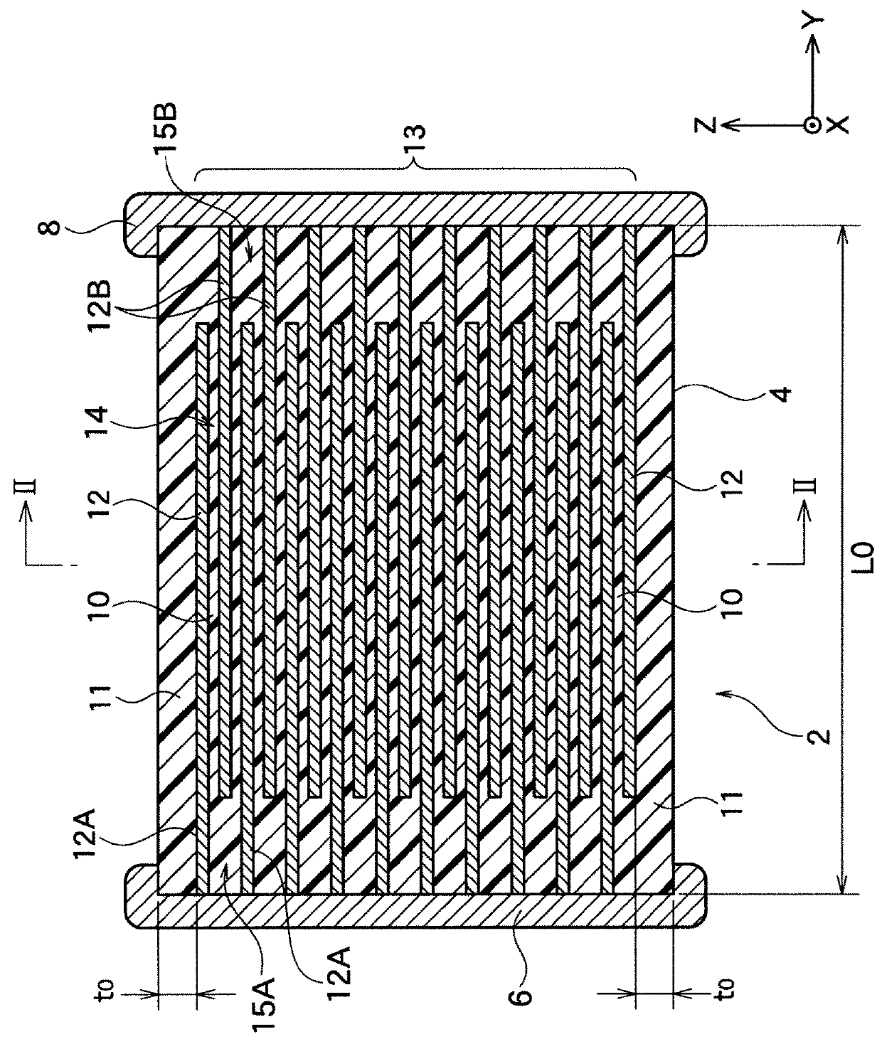 Multilayer ceramic electronic device