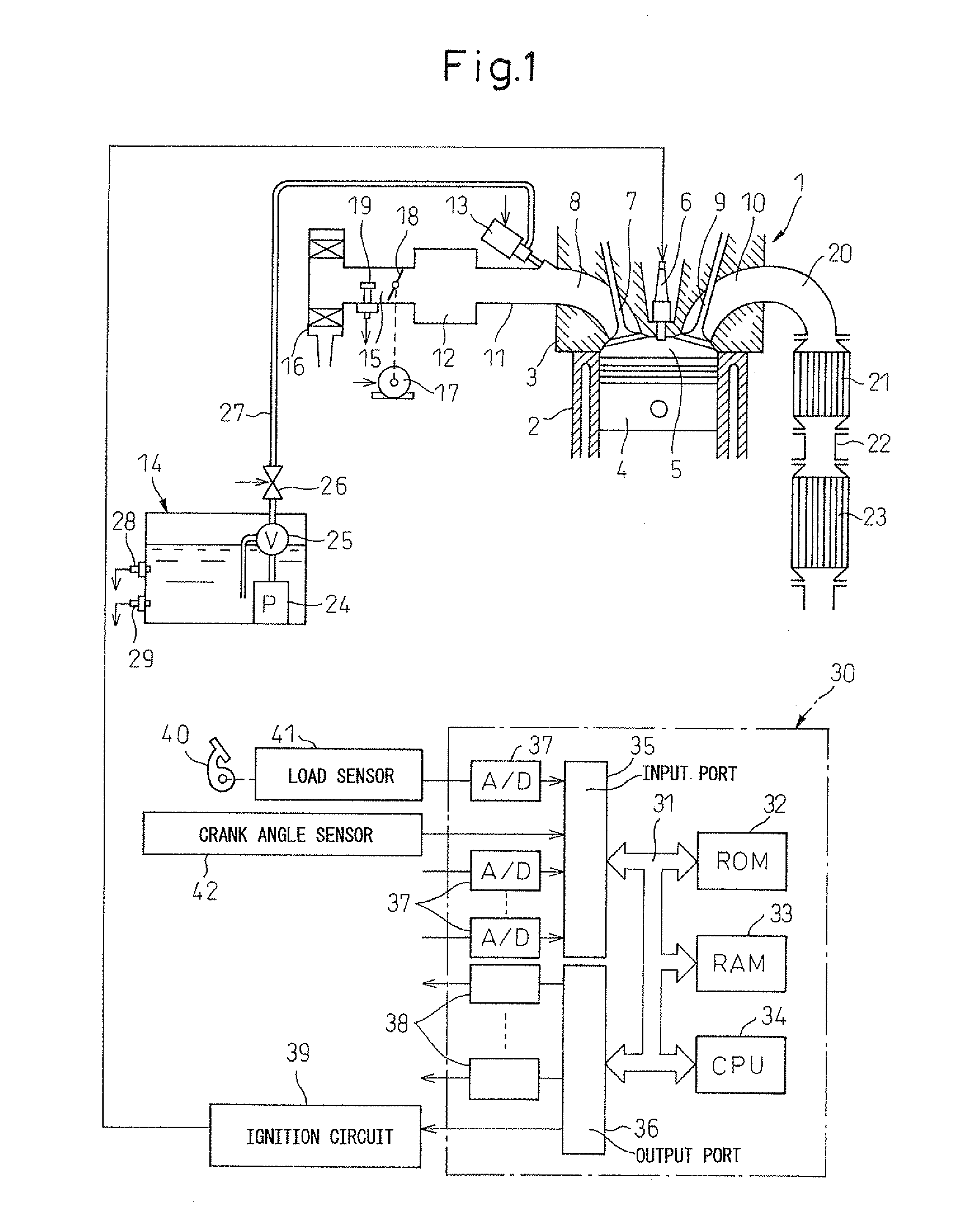 Ammonia burning internal combustion engine