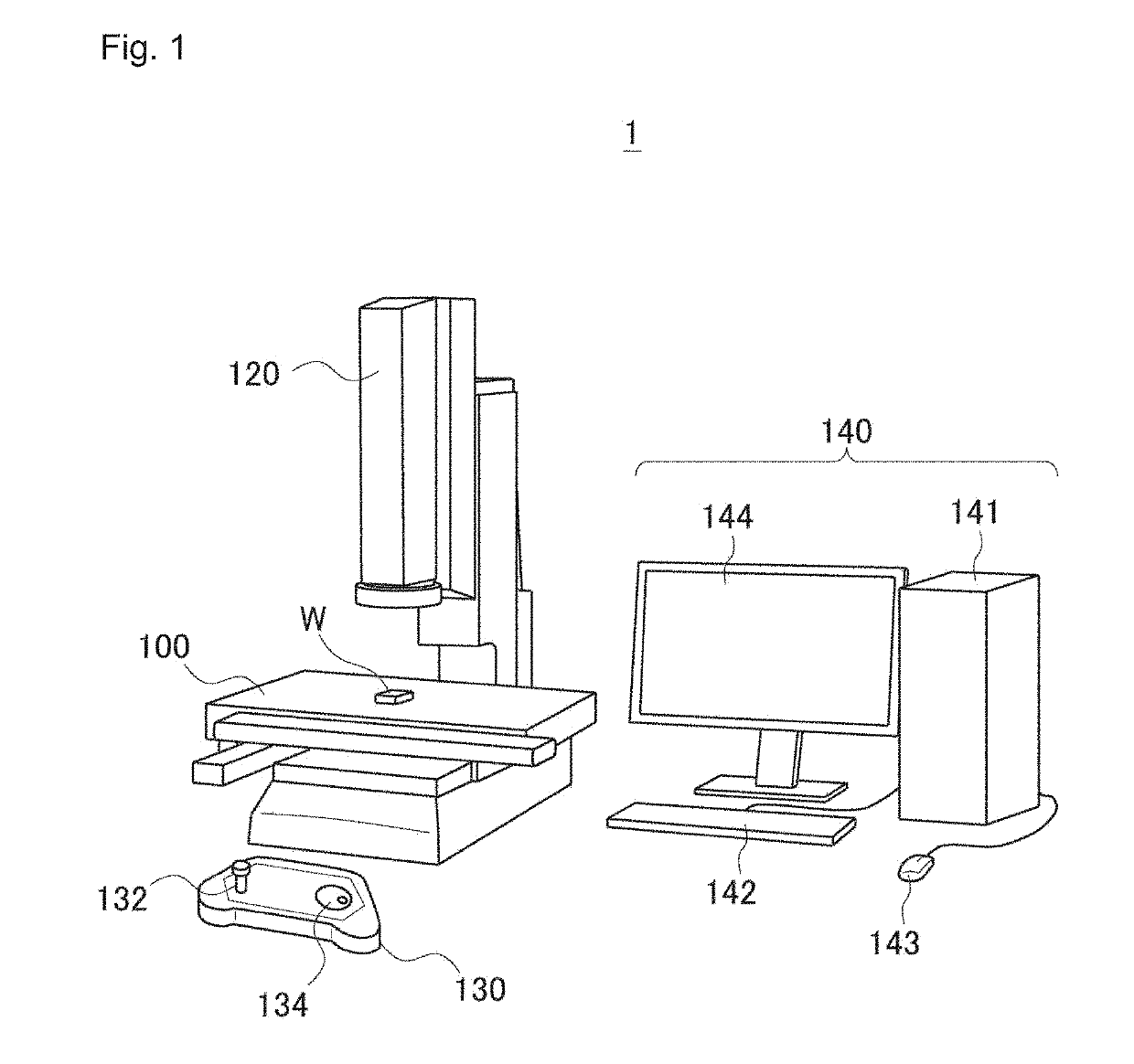 Image measuring device and program