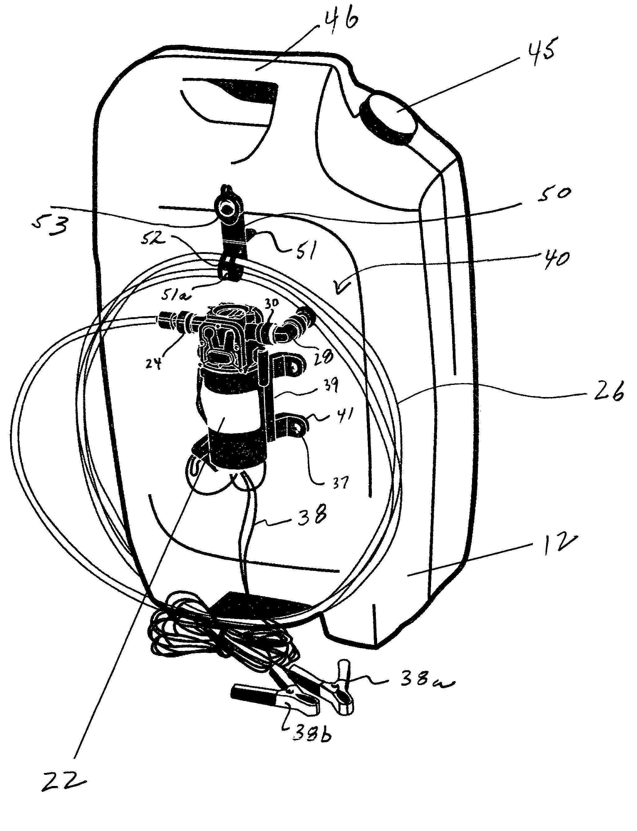 Portable self-contained fluid system