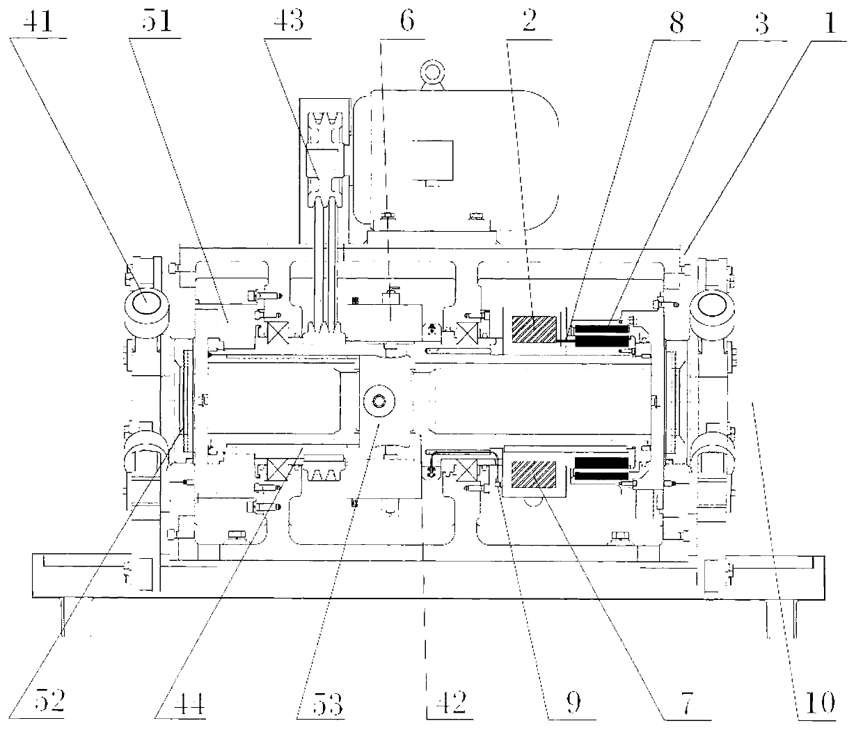 Probe rotary type ultrasonic flaw detection device