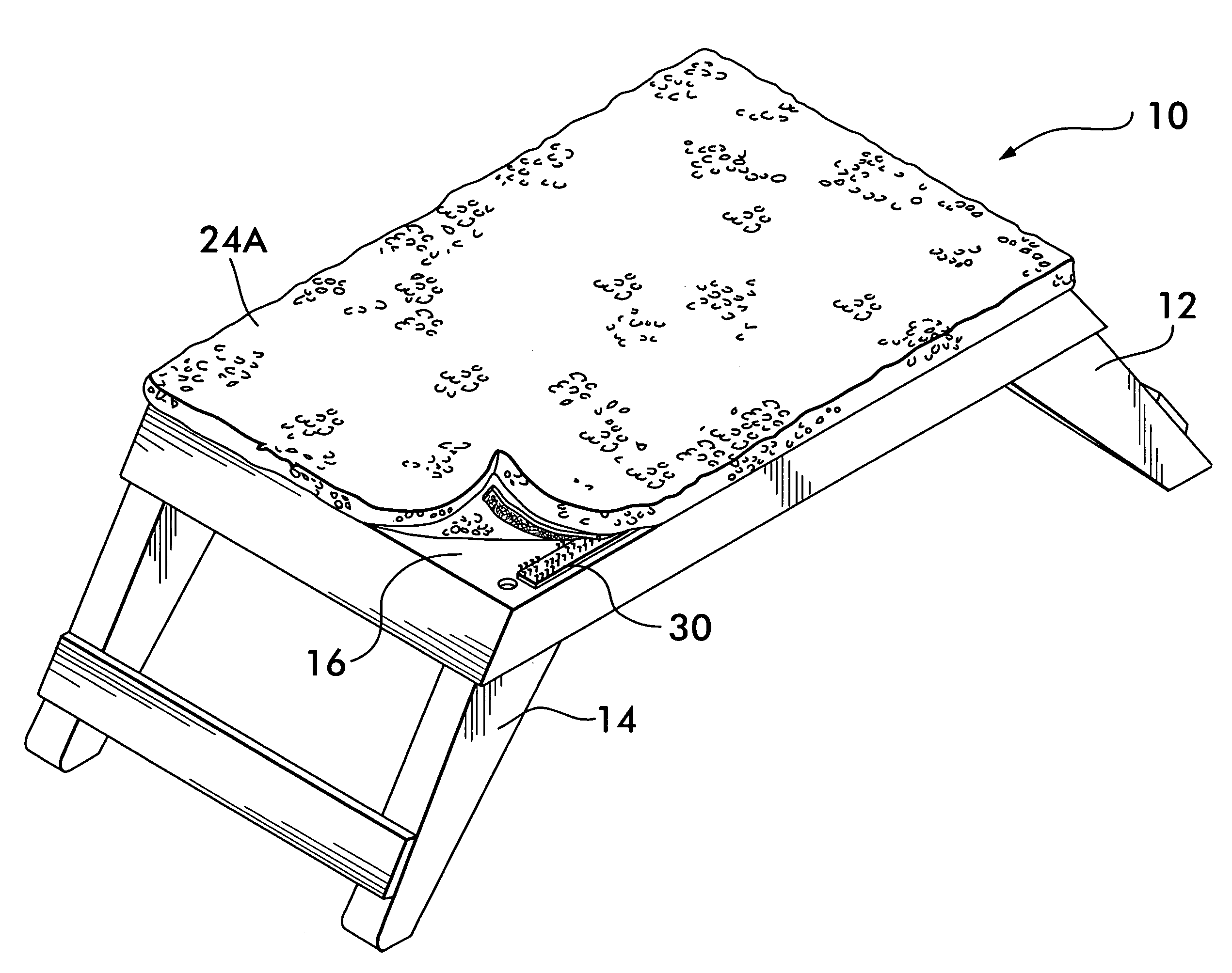 Cellulite reducing bench