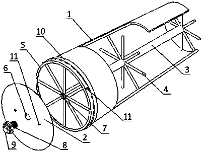 Temporary plugging gate and temporary plugging method of sewage pipeline