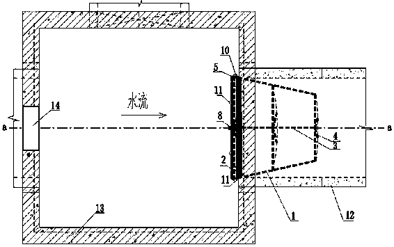 Temporary plugging gate and temporary plugging method of sewage pipeline